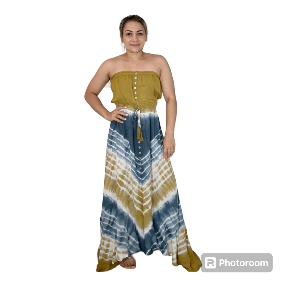 Strapless long dress